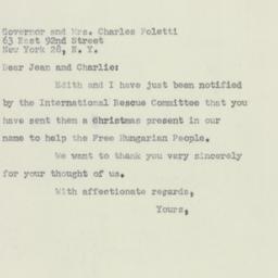 Letter: 1956 December 10