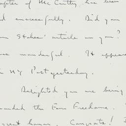 Letter: 1954 December 3