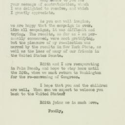 Letter: 1950 November 15