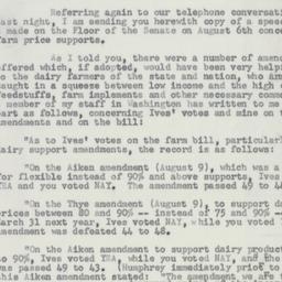 Letter: 1954 October 14