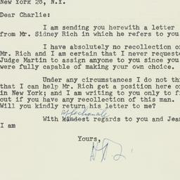 Letter: 1955 March 24