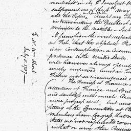 [Document, 1787 July 05]