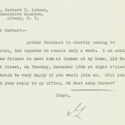 Telegram: 1938 November 29