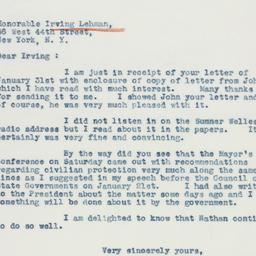 Letter: 1941 February 3