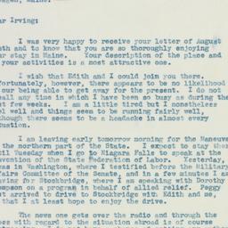 Letter: 1940 August 16
