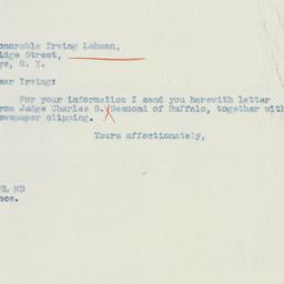 Letter: 1940 September 9