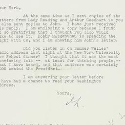 Letter: 1941 January 31