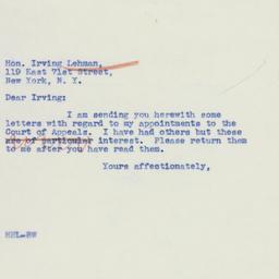 Letter: 1939 December 7