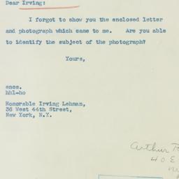 Invitation: 1940 November 6