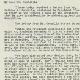 Letter: 1950 August 19