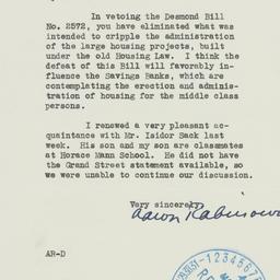 Letter: 1940 May 6