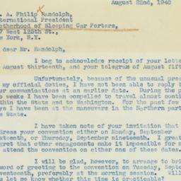 Letter: 1940 August 22