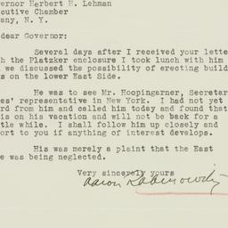 Letter: 1935 September 6