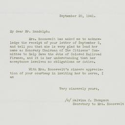 Letter: 1941 September 20