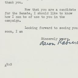 Letter: 1949 September 7