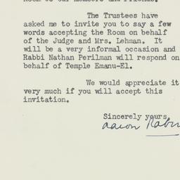 Letter: 1948 May 4