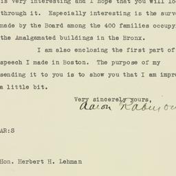 Letter: 1931 July 2
