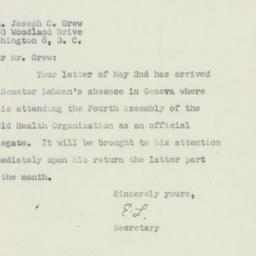 Invitation: 1951 May 7