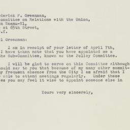 Letter: 1948 April 13