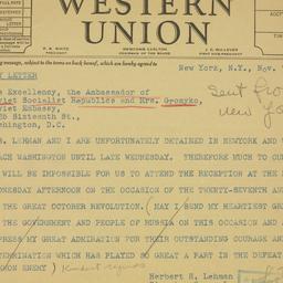 Pamphlet: 1944 November 7