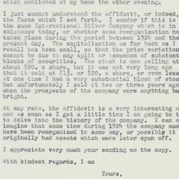 Letter: 1961 April 22