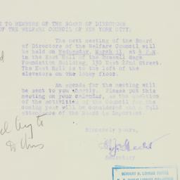 Letter: 1926 March 18