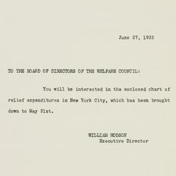 Letter: 1933 June 27