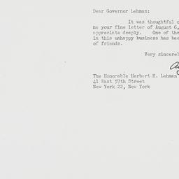 Letter: 1948 August 13