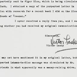 Memorandum: 1950 April 26
