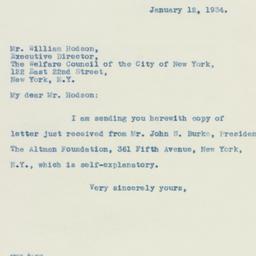 Letter: 1934 January 12