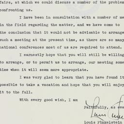 Letter: 1940 November 12
