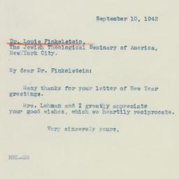 Letter: 1942 September 10