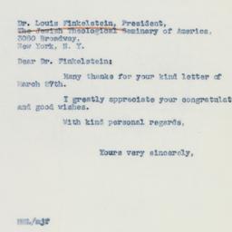 Letter: 1942 April 1