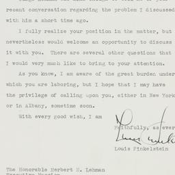 Letter: 1941 November 18