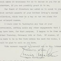 Letter: 1946 January 31