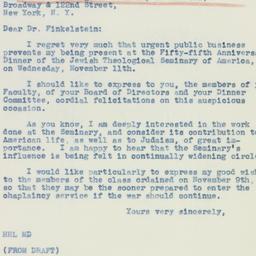 Letter: 1942 November 10