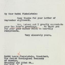 Letter: 1941 September 29