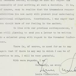 Letter: 1942 December 7