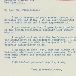 Letter: 1942 November 13