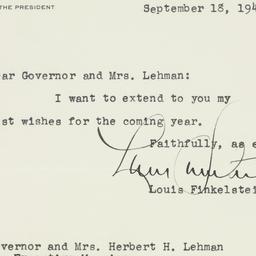 Letter: 1941 September 18