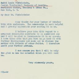 Letter: 1942 October 21