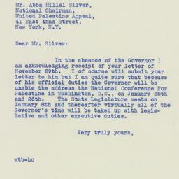 Letter: 1940 December 2