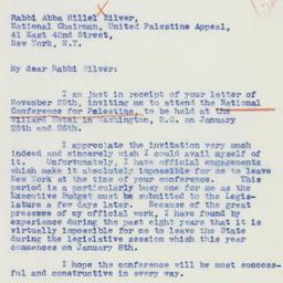 Letter: 1940 December 7