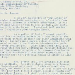 Letter: 1934 November 23