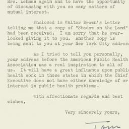 Letter: 1937 October 9