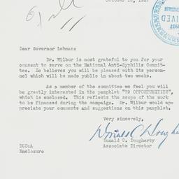 Letter: 1937 October 18