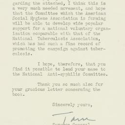Letter: 1937 October 15