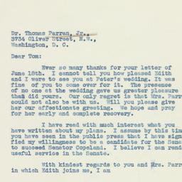 Letter: 1938 June 23