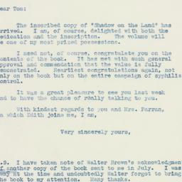 Letter: 1937 October 13