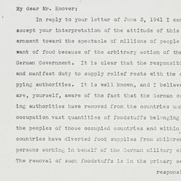 Letter: 1941 June 28